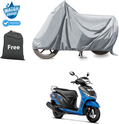 CODOKI Waterproof Two Wheeler Cover for Yamaha(Alpha, Silver)