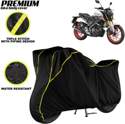 kerwa Waterproof Two Wheeler Cover for Yamaha(MT 15, Black, Yellow)