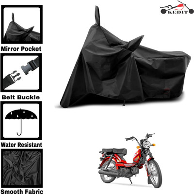 AASHTIK MART Two Wheeler Cover for TVS(Heavy Duty Super XL, Black)