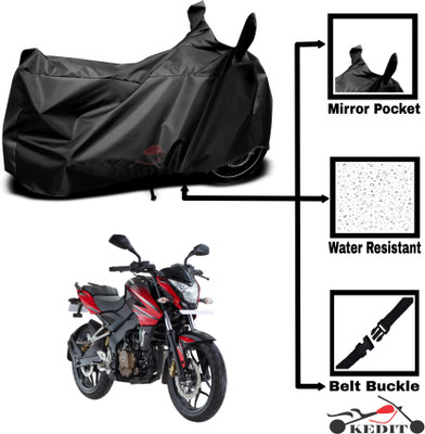 KEDIT Two Wheeler Cover for Bajaj(Pulsar 200 BS6, Black)