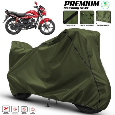 MADAFIYA Two Wheeler Cover for Hero(Passion Xpro, Green, Black, Multicolor)