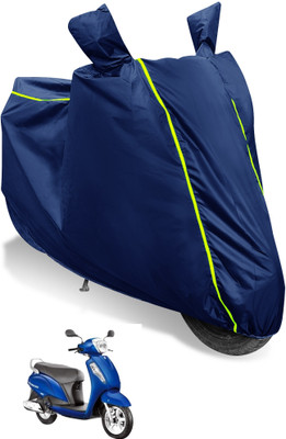 Auto Hub Waterproof Two Wheeler Cover for Suzuki(Access 125, Multicolor)