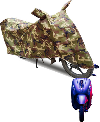 SS FOR YOUR SMART NEEDS Waterproof Two Wheeler Cover for Bajaj(Urbanite Chetak BS6, Green)