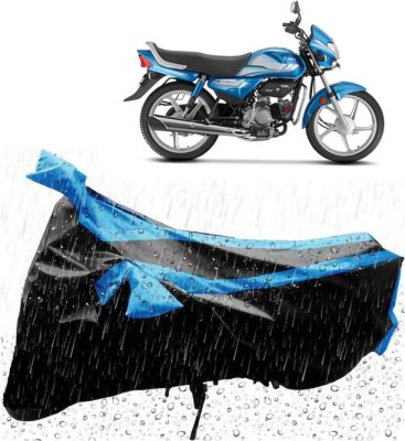 Mdstar Waterproof Two Wheeler Cover for Hero(HF Deluxe, Blue)