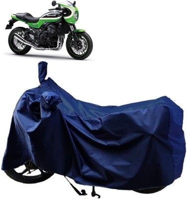 MMSSTAR Waterproof Two Wheeler Cover for Kawasaki(Z900 RS Cafe Racer, Blue)