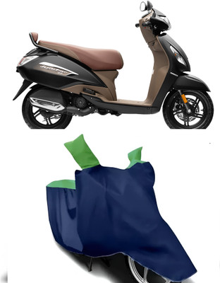 BbcMart Waterproof Two Wheeler Cover for TVS(Jupiter 125, Green)