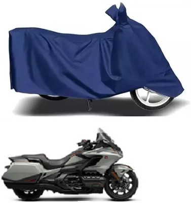 Raghu Rani Traders Waterproof Two Wheeler Cover for Honda(Gold Wing, Blue)