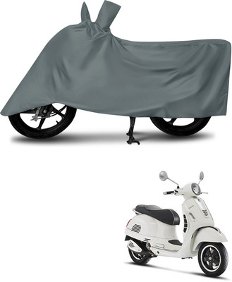 aosis Waterproof Two Wheeler Cover for Vespa(GTS Super 125, Grey)
