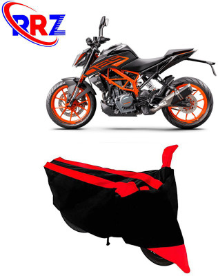 RRZ Waterproof Two Wheeler Cover for KTM(250 Duke, Black, Red)