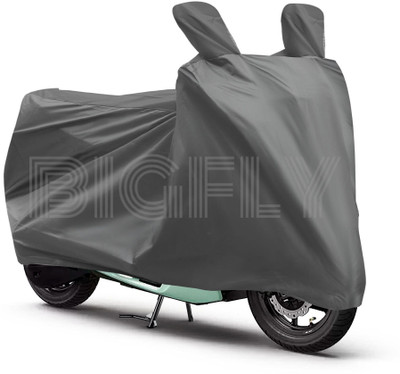 BigFly Two Wheeler Cover for Yamaha(Fascino 125 BS6, Grey)