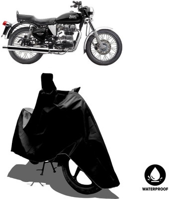 Amexride Waterproof Two Wheeler Cover for Royal Enfield(Electra, Black)