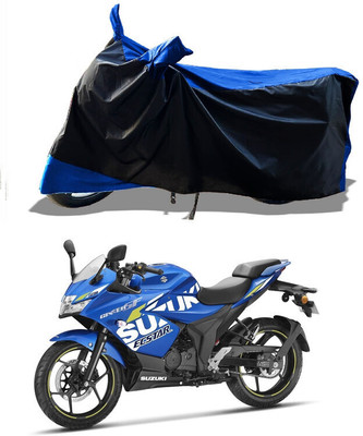 DeepShakshi AUTOMOTIVE Waterproof Two Wheeler Cover for Suzuki(Gixxer 250, Blue)