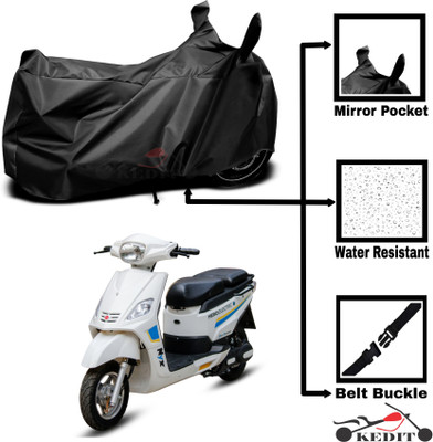 KEDIT Two Wheeler Cover for Hero(Electric NYX, Black)