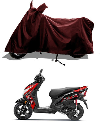 GROFATIK Two Wheeler Cover for Honda(Deo, Maroon)