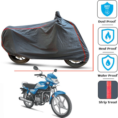 FAMEXON Waterproof Two Wheeler Cover for Hero(HF Deluxe Eco, Blue)