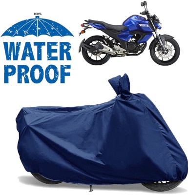 OliverX Waterproof Two Wheeler Cover for Yamaha(FZ V3, Blue)