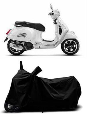 DSAMI Two Wheeler Cover for Vespa(GTS Super 125, Black)