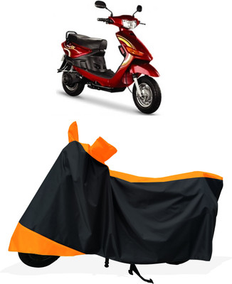 Tricway Two Wheeler Cover for Indus(Yo Spark, Orange)
