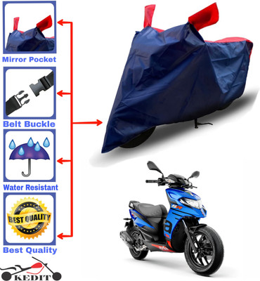 KEDIT Two Wheeler Cover for Aprilia(Red, Blue)