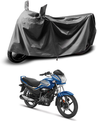 Gali Bazar Waterproof Two Wheeler Cover for Hero(Splendor, Grey)