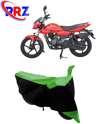 RRZ Waterproof Two Wheeler Cover for Bajaj(XCD 135, Black, Green)