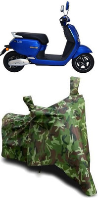 malti Waterproof Two Wheeler Cover for Okinawa(Lite, Multicolor)