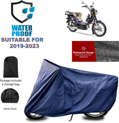 PAGORA Waterproof Two Wheeler Cover for TVS(XL 100 Comfort BS6, Blue)