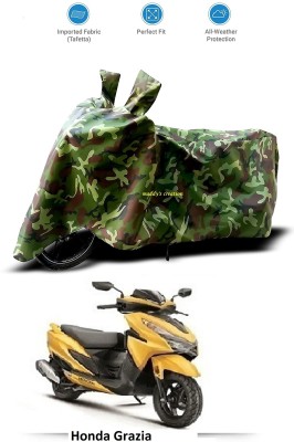 maddy's creation Waterproof Two Wheeler Cover for Honda(Grazia BS6, Multicolor)