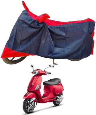 AUTOGARH Two Wheeler Cover for Piaggio(Vespa SXL 150, Red, Blue)