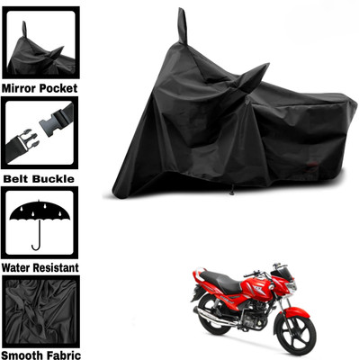 DeepShakshi AUTOMOTIVE Two Wheeler Cover for TVS(Star, Black)
