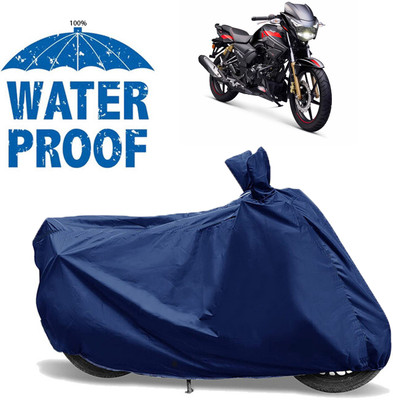 OliverX Waterproof Two Wheeler Cover for TVS(Apache RR 310, Blue)