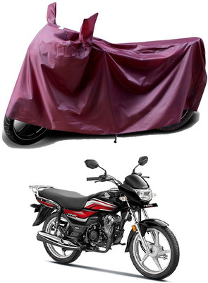 THE REAL ARV Waterproof Two Wheeler Cover for Hero(CD 110 Dream, Maroon)