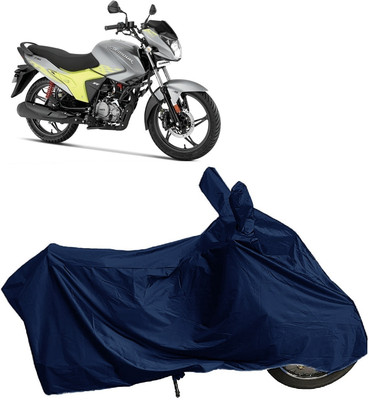 DIGGU Two Wheeler Cover for Hero(Blaze, Blue)
