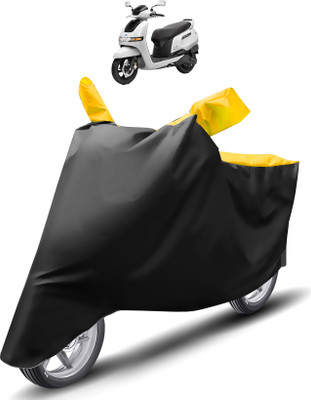 Caronix Two Wheeler Cover for TVS(iQube Electric, Yellow)