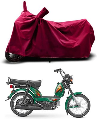 Genipap Two Wheeler Cover for TVS(XL 100 Heavy Duty, Red)