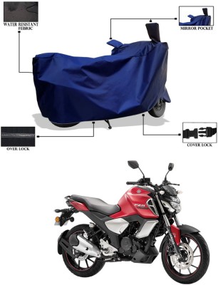 GOSHIV-car and bike accessories Waterproof Two Wheeler Cover for Yamaha(FZ-FI, Blue)