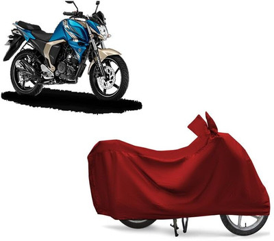 KEDIT Two Wheeler Cover for Yamaha(FZ FI, Maroon)