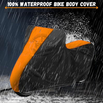 OliverX Waterproof Two Wheeler Cover for Hero(Destini 125, Black)