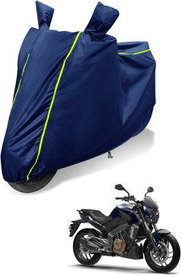 Auto Hub Waterproof Two Wheeler Cover for Bajaj(Dominar 400, Blue)