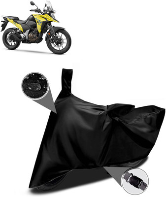 GOSHIV-car and bike accessories Waterproof Two Wheeler Cover for Suzuki(Black)