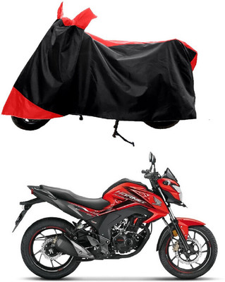 GROFATIK Two Wheeler Cover for Honda(CB Shine, Red)