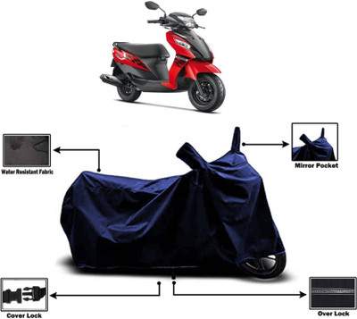 AASHTIK MART Two Wheeler Cover for Suzuki(Let's, Blue)