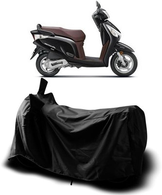 AASHTIK MART Two Wheeler Cover for Honda(Aviator, Black)