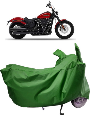 Amexride Two Wheeler Cover for Harley Davidson(Street Bob, Maroon)