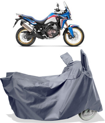 Amexride Two Wheeler Cover for Honda(CRF1000L Africa Twin BS6, Grey)