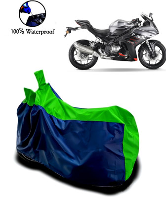 Autofly Waterproof Two Wheeler Cover for Benelli(302R, Blue, Green)