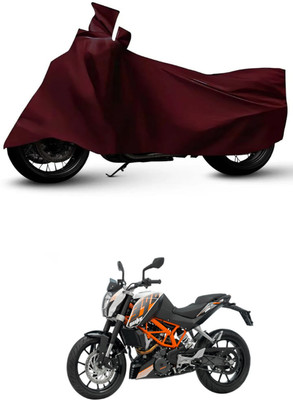 ZEDTEEK Waterproof Two Wheeler Cover for KTM(Duke 390, Maroon)