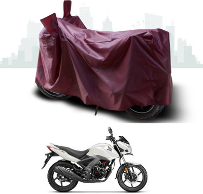 KEDIT Two Wheeler Cover for Honda(CB Unicorn 160, Maroon)