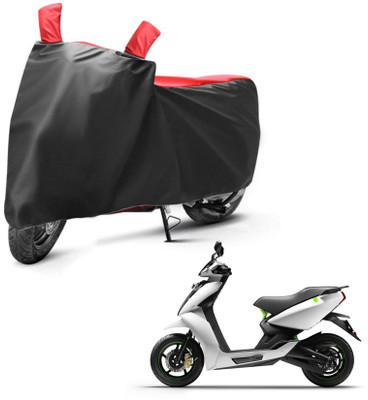 sowelar Waterproof Two Wheeler Cover for Ather(450, Black, Red)