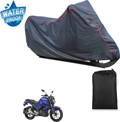 GOSHIV-car and bike accessories Waterproof Two Wheeler Cover for Yamaha(FZ-S Fi Version 3.0, Grey)